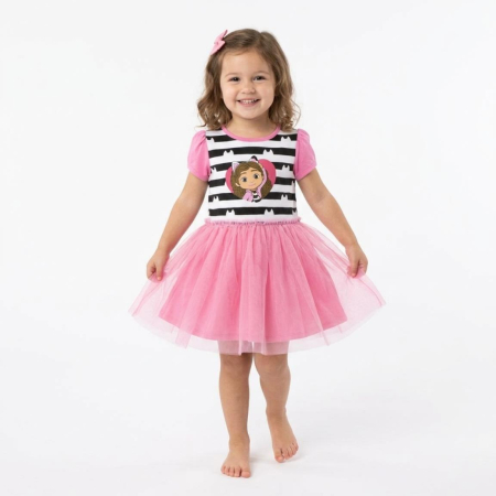 Rochii fete - Rochie de vara cu tul Gabby's Dollhouse