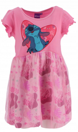 Rochite fete - Rochie pentru fete Stitch Lilo si Stitch bumbac si tul