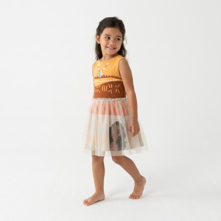 Rochii fete - Rochie de vara cu tul Moana Vaiana