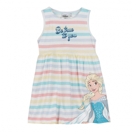 Rochite fete - Rochie de vara din bumbac, Frozen Be True