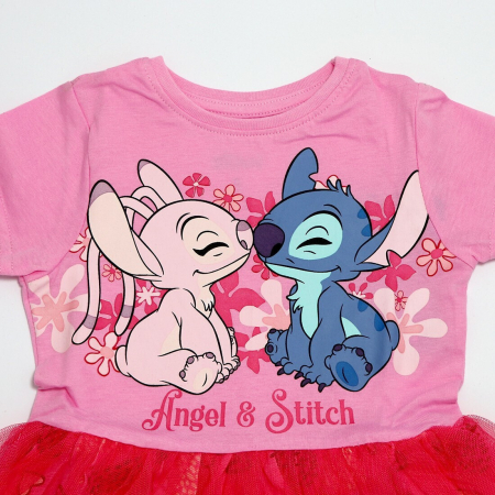 Rochie de vara pentru copii Disney Lilo & Stitch cu tul [2]