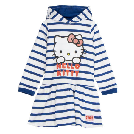 Imbracaminte si incaltaminte copii - Rochie cu mânecă lungă și design Hello Kitty