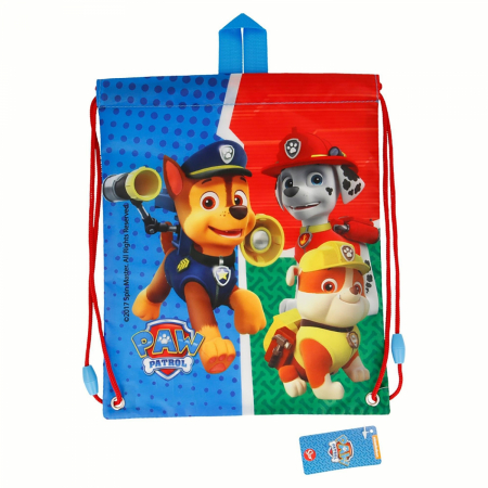 Totul pentru scoala - Sac gustare Paw Patrol, 25x30 cm