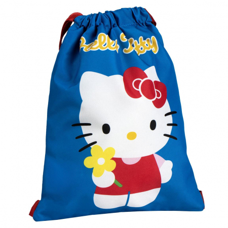 Totul pentru scoala - Sac sport Hello Kitty, 33x27x3 cm