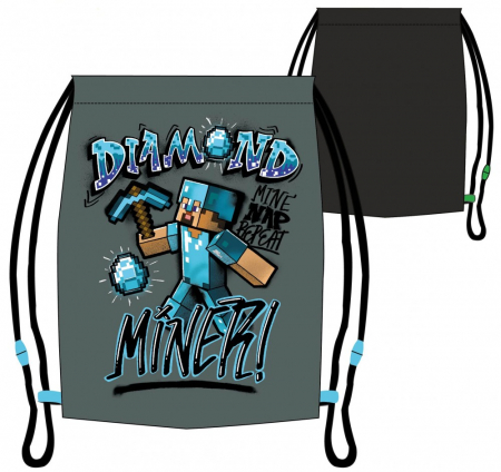 Sac sport Minecraft Diamond Miner, 37x32 cm [2]