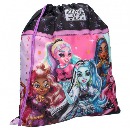 Totul pentru scoala - Sac sport Monster High Feeling Fierce, 44x36 cm