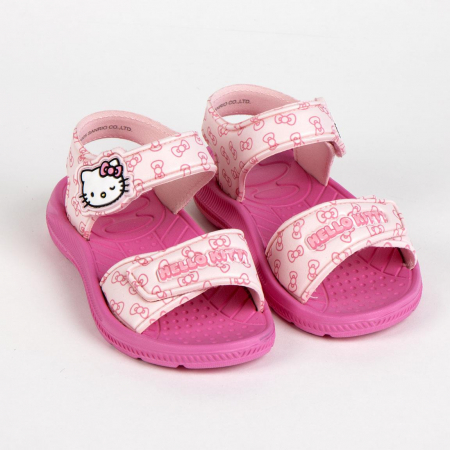 Sandale copii - Sandale plaja cu talpa EVA Hello Kitty
