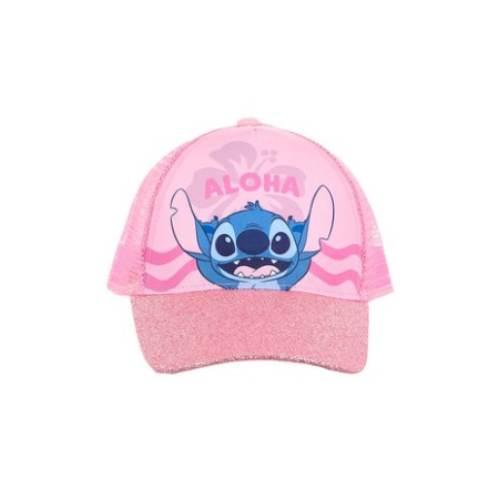 Sepci si caciuli copii - Sapca cu sclipici Lilo & Stitch Aloha