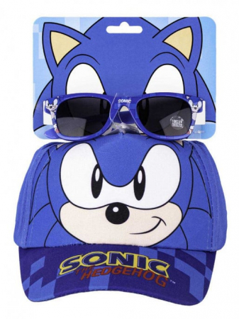 Sepci si caciuli copii - Sapca cu ochelari cu licenta Sonic
