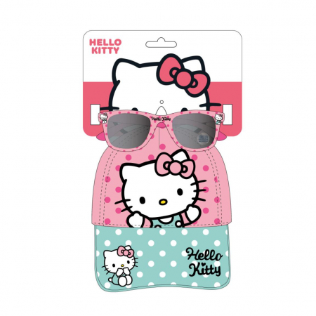 Sepci si caciuli copii - Sapca cu ochelari Hello Kitty