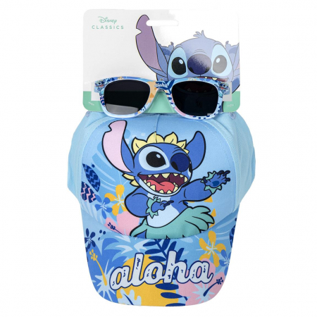 Imbracaminte si incaltaminte copii - Sapca cu ochelari Stitch Aloha