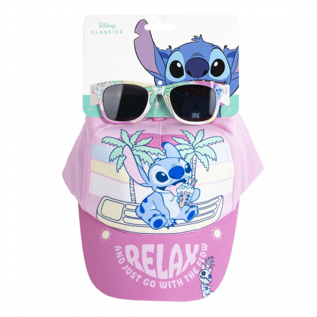 Imbracaminte si incaltaminte copii - Sapca cu ochelari Stitch Relax