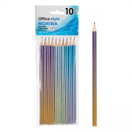Set 10 creioane HB Ombre Metalizate [1]