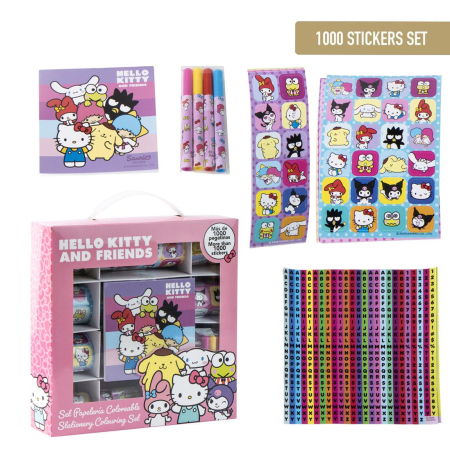 Seturi de artizanat - Set 1000 de stickere Hello Kitty pentru copii