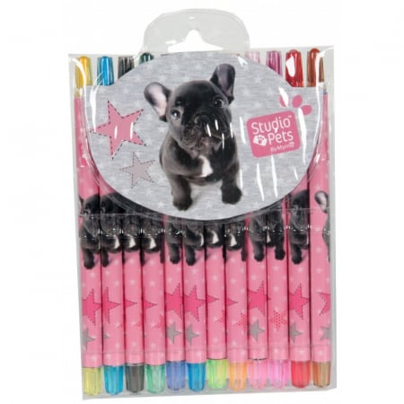 Set 12 creioane cerate Dog [0]