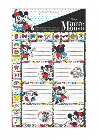 Totul pentru scoala - Set 16 etichete Minnie si Mickey Mouse