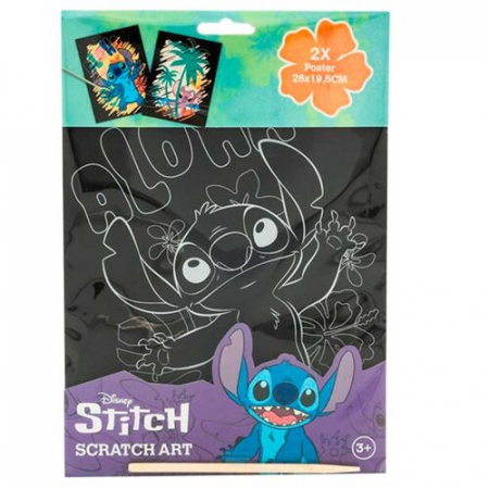 Jocuri si jucarii - Set 2 foi Lilo & Stitch razuieste si descopera