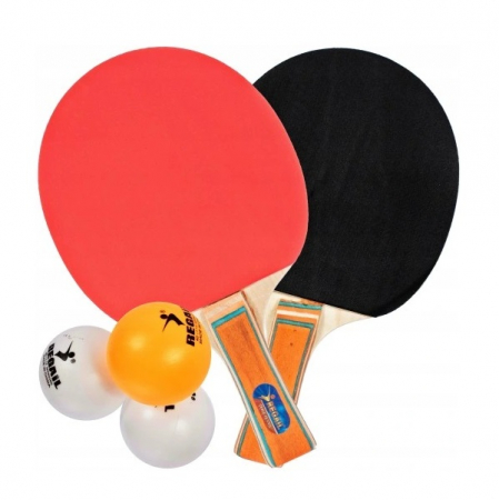 Set 2 palete ping-pong din lemn pentru tenis de masa [0]