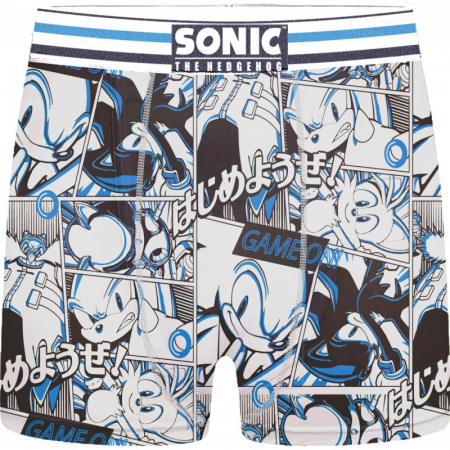 Set 2 perechi chiloti boxeri pentru adulti, Sonic [1]