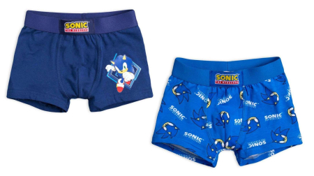 Imbracaminte si incaltaminte copii - Set 2 perechi chiloti tip boxeri pentru copii 2 Sonic