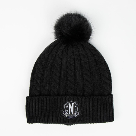 Set 2 piese iarna pentru fete, caciula si manusi Wednesday [1]