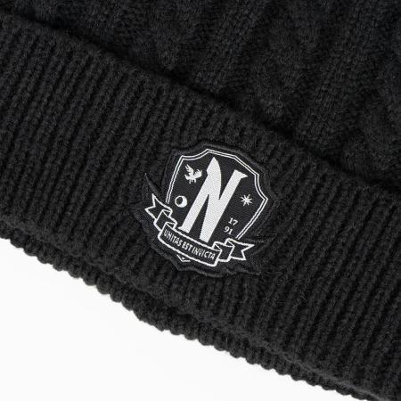 Set 2 piese iarna pentru fete, caciula si manusi Wednesday [3]