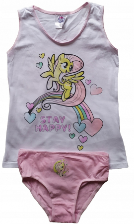 Lenjerie intima copii - Set 2 piese, maiou si chilot My Little Pony Magical