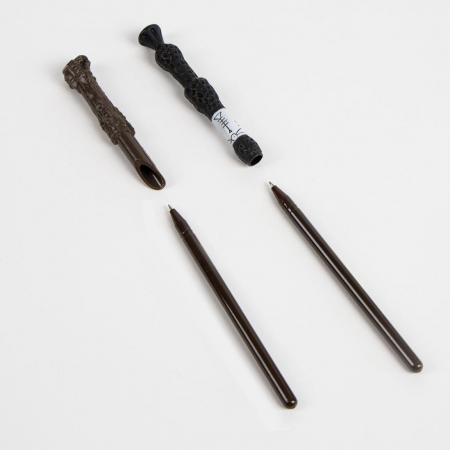 Totul pentru scoala - Set 2 pixuri Bagheta Harry Potter