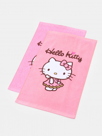 Set 2 prosoape din bumbac Hello Kitty [0]