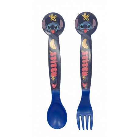Accesorii hranire - Set 2 tacamuri plastic Lilo & Stitch