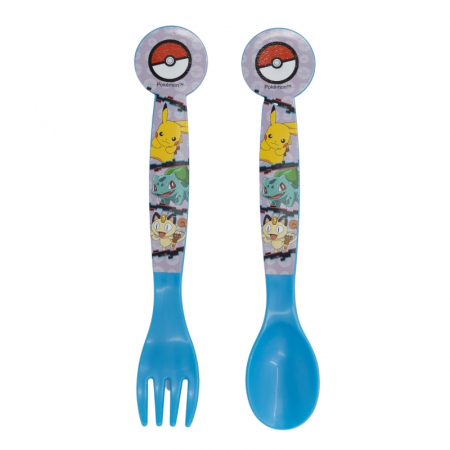 Articole hranire bebelusi - Set 2 tacamuri plastic Pokemon