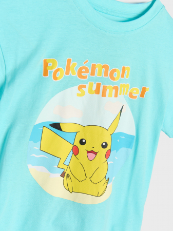 Set 2 tricouri cu maneca scurta, din bumbac Pokemon Summer [4]