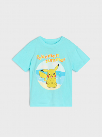 Set 2 tricouri cu maneca scurta, din bumbac Pokemon Summer [1]