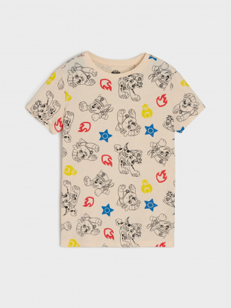 Set 2 tricouri din bumbac cu maneca scurta Paw Patrol [3]
