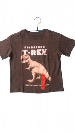 Tricouri copii - Tricou din bumbac cu maneca scurta T-Rex