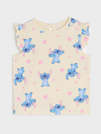 Set 2 tricouri din bumbac cu volan, Lilo & Stitch [2]