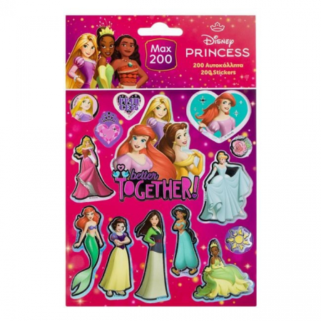 Joaca si timp liber - Set 200 autocolante Printesele Disney