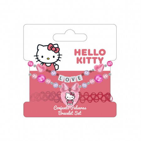 Set 3 bratari colorate pentru fete, Hello Kitty [1]