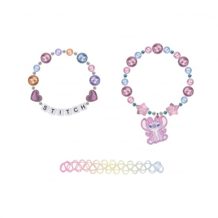 Cadouri si accesorii diverse - Set 3 bratari colorate pentru fete, Lilo & Stitch