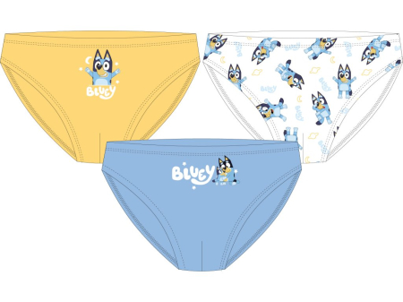 Lenjerie intima copii - Set 3 chiloti bumbac pentru baieti, Bluey