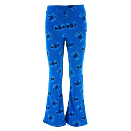 Pantaloni si salopete copii - Colanti lungi evazati din bumbac Stitch