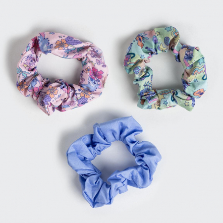 Set 3 elastice textil de par, Lilo & Stitch [1]