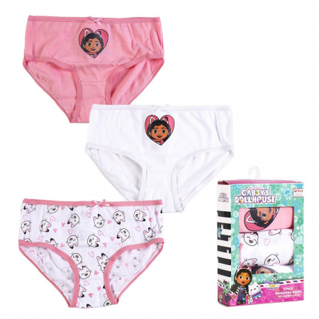 Set 3 perechi chiloti bumbac Gabby's Dollhouse [1]