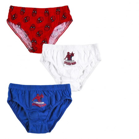 Lenjerie intima copii - Set 3 perechi chiloti bumbac Amazing Spiderman