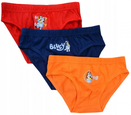 Lenjerie intima copii - Set 3 perechi chiloti bumbac, baieti, Bluey