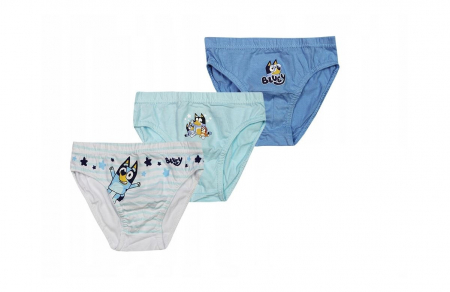 Lenjerie intima copii - Set 3 perechi chiloti din bumbac, Bluey