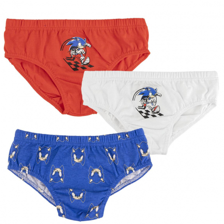 Lenjerie intima copii - Set 3 perechi chiloti bumbac Sonic