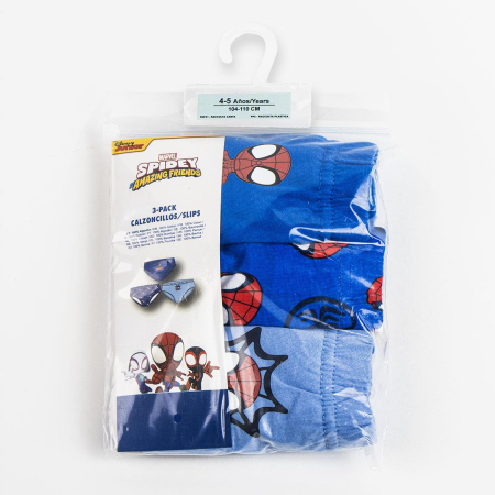 Set 3 perechi chiloti din bumbac Spidey [4]