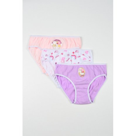 Lenjerie intima copii - Set 3 perechi chiloti fete din bumbac Peppa Pig