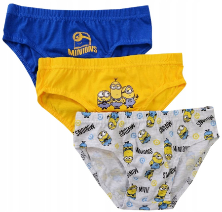 Imbracaminte si incaltaminte copii - Set 3 perechi chiloti Minions